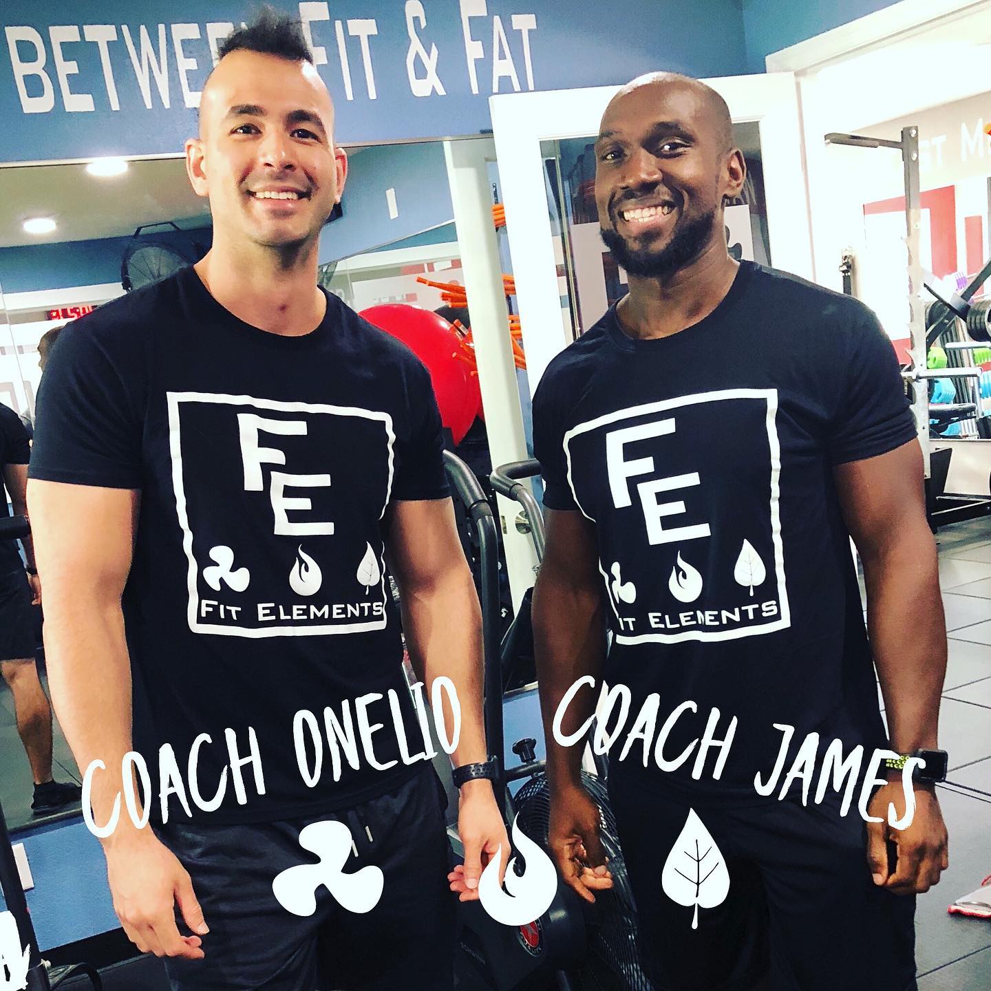 Personal Trainer in Tampa Bay two men standing in a fitness studio
